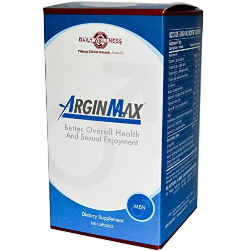 ArginMax L Arginine Nitric Oxide Supplement for Men - Oxygen & Blood Flow Support ArginMax