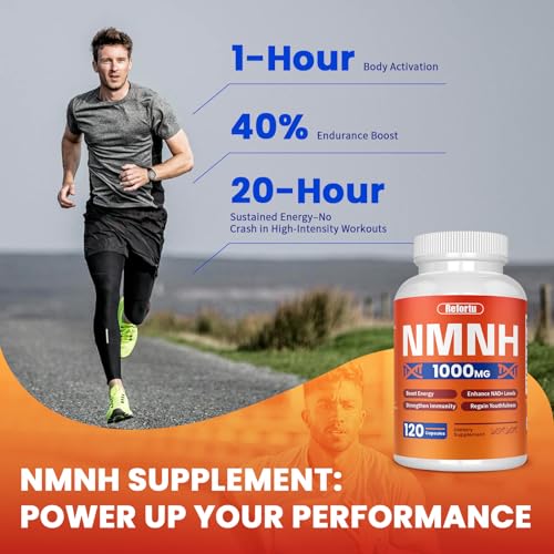 NMNH Supplement(Dihydronicotinamide Mononucleotide),Nicotinamide Mononucleotide for NAD+ Booster,1000mg per Serving,Supports Energy & Overall Health,120 Capsules RefortuBuy Supplements Australia