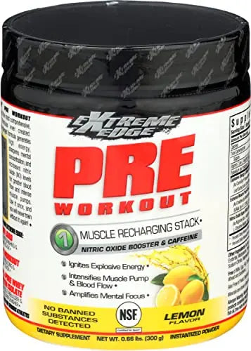 Bluebonnet Nutrition Extreme Edge Pre workout, Muscle Recharging Formula, Increases Bluebonnet