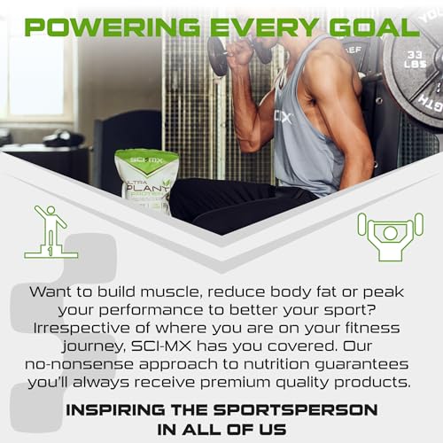 SCI-MX Ultra Plant - Salted Caramel Peanut Flavour Vegan Protein Powder Blend + Vitamin B Complex SCI-MX