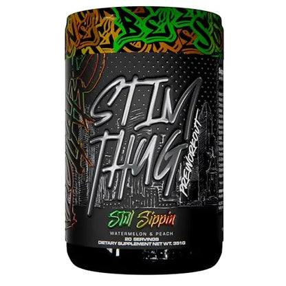 KILO LABS Pre Workout Powder | Stim Thug Preworkout for Men and Women | Hydrating KILO LABS