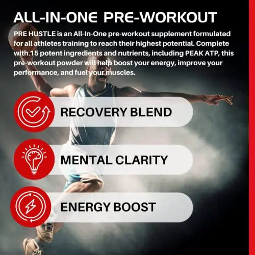 BLACKLABEL Supplements - PRE Hustle - Pre-Workout Dietary Supplement - Supports Energy BLACKLABEL Supplements