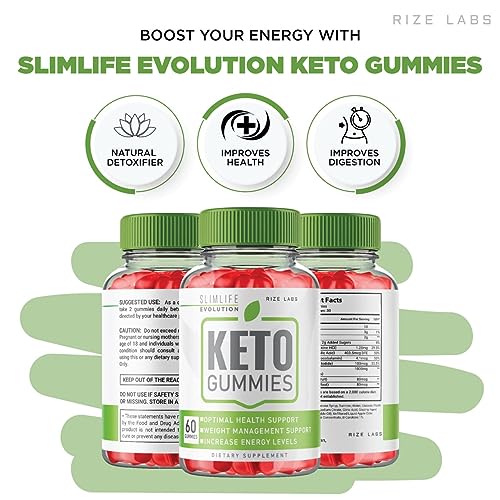 (3 Pack) SlimLife Keto Gummies, SlimLife Evolution Keto Gummies for Advanced Weight Loss rize labs