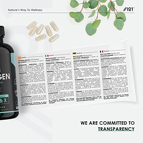 Multi Collagen Protein Capsules - Types I, II, III, V & X - Wild Caught Marine, Grass Fed Bovine, Eggshell & Free-Range Chicken Collagen Powder Revive NaturalsBuy Supplements Australia
