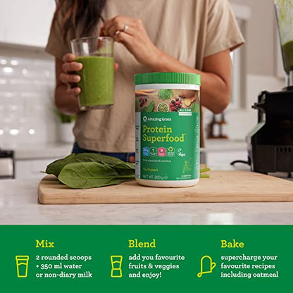 Amazing Grass Protein Superfood, Organic Vegan Protein Powder with Fruit and Vegetables Amazing Grass