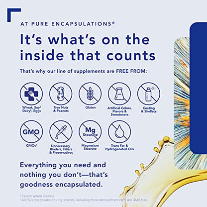Pure Encapsulations NAC 600 mg - NAC Supplement for Lung Health & Immune Support Pure EncapsulationsBuy Supplements Australia
