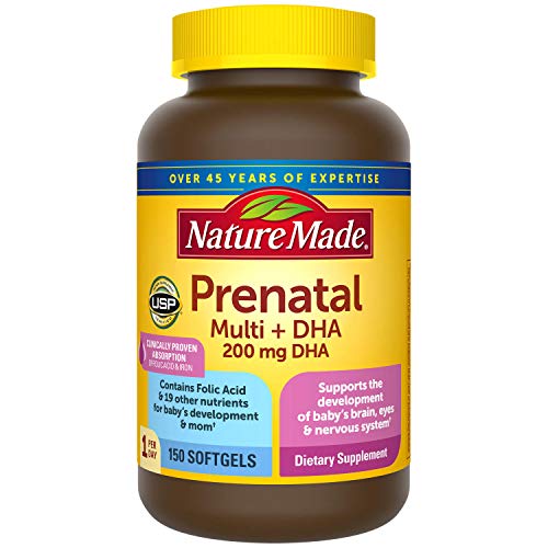 Nature Made Prenatal + DHA 200 mg Softgels (.150 Count) My Store