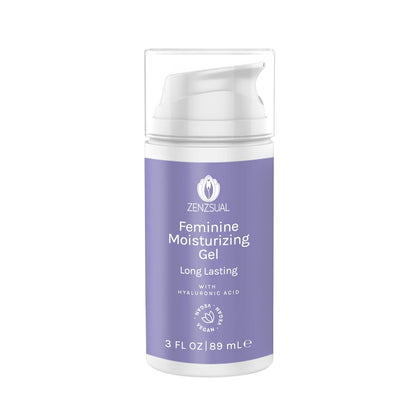 ZENZSUAL Vaginal Moisturizer Gel with Hyaluronic Acid, p-H Balanced, Water-Based for Women