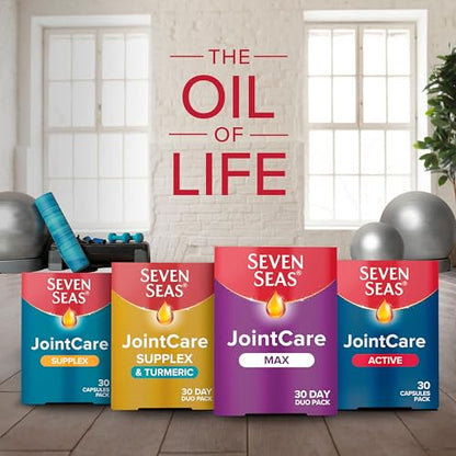 Seven Seas JointCare Max, With High-Strength Glucosamine plus Omega-3, Collagen Seven SeasBuy Supplements Australia