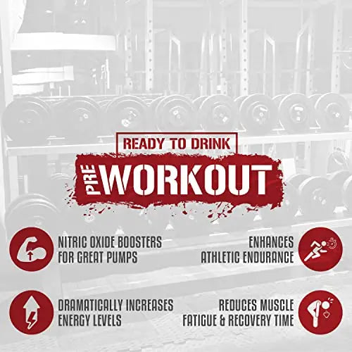 5% Nutrition Kill It Ready-to-Drink High Stim Pre Workout | 400mg Caffeine Energy Drink 5% Nutrition