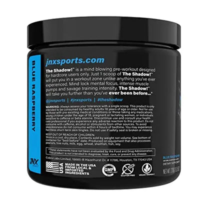 JNX SPORTS The Shadow! 350mg of Caffeine Hard Core Preworkout -Electric Energy JNX SPORTS