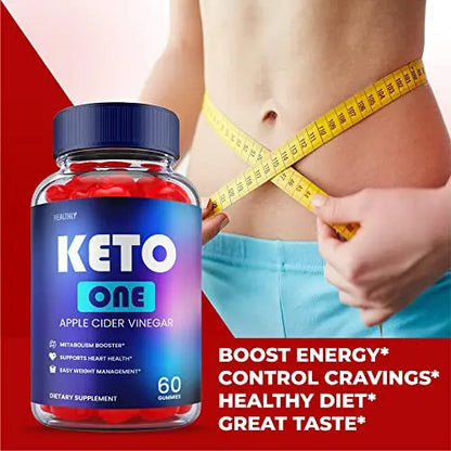 (2 Pack) Keto One Gummies Advanced - Official Formula, Vegan - Keto One Gummies Healthly