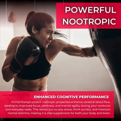 Gorilla Gulps - Primal Pump Nitric Oxide Supplement Nootropic 1500mg Nitrosigine L Gorilla Gulps