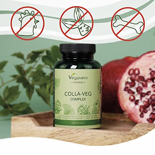 Vegavero Vegan Collagen Supplement | 2000mg | Complex with L-Lysine, L-Proline, Vitamin C (Acerola) & Superfoods Extracts | NO Additives, Lab-Tested | 120 Capsules VegaveroBuy Supplements Australia