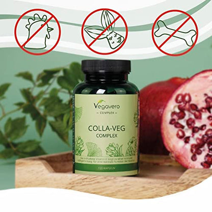Vegavero Vegan Collagen Supplement | 2000mg | Complex with L-Lysine, L-Proline, Vitamin C (Acerola) & Superfoods Extracts | NO Additives, Lab-Tested | 120 Capsules VegaveroBuy Supplements Australia