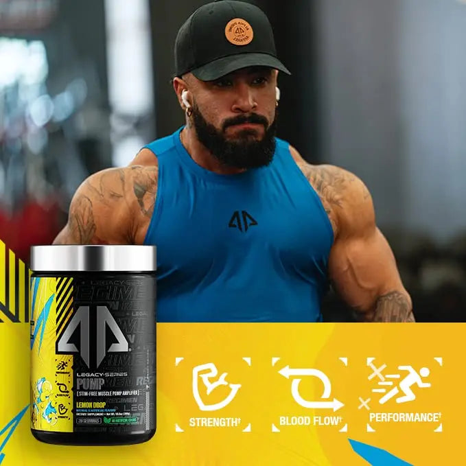 Legacy Series Pump Stim Free Muscle Pump Amplifier Pre-Workout Powder by AP Sports AP Regimen