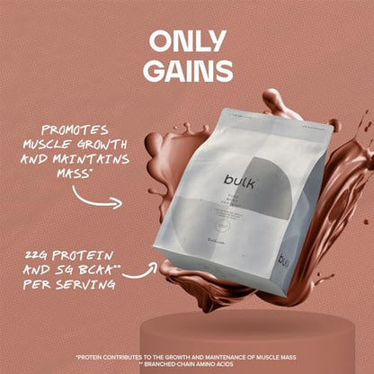 Bulk Pure Whey Protein Powder Shake, Chocolate Cookies, 500 g, Packaging May Vary Bulk