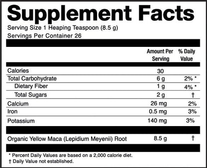 Zen Spirit Maca Root Powder Organic - Peruvian Root Premium Grade Superfood (Raw) Zen Spirit