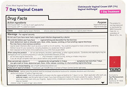 Taro Clotrimazole 7 Vaginal Cream 45 g ( Pack of 2) Ever Ready First AidBuy Supplements Australia