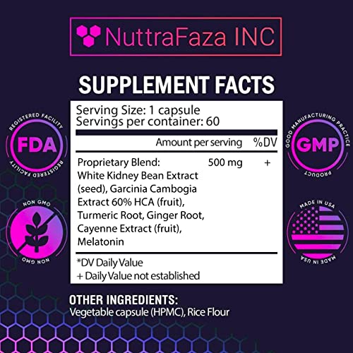 (2 Pack) Night Time Weight Loss Pills for Women Belly Fat Burner for Women NuttraFaza INC