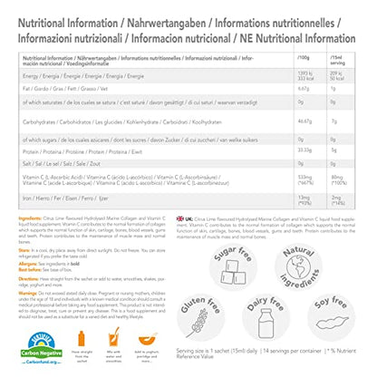 Zooki 5000mg Marine Collagen Liquid Sachets | Hydrolysed Marine Collagen Peptides yourzooki