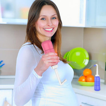 2-in-1 Douche Bottle for Women Vaginal Cleansing System + Portable Bidet Travel Bidet Bottle AQUAMASTER