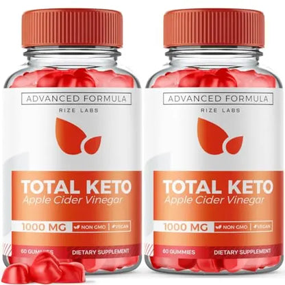 (2 Pack) Total Keto Gummies, Total Keto for Advanced Weight Loss, Total Keto Supplement rize labs