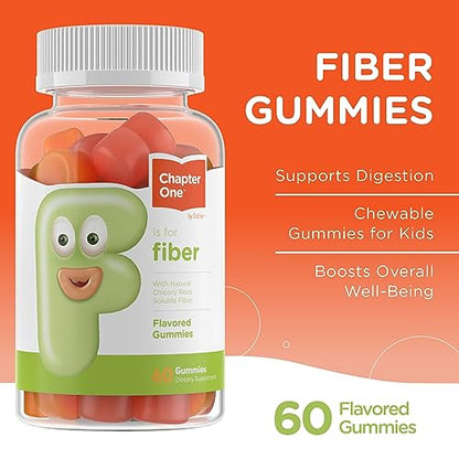 Zahler - Fiber Gummies for Adults & Kids (60 Count) Certified Kosher Adult & Kids Fiber Gummy Zahler