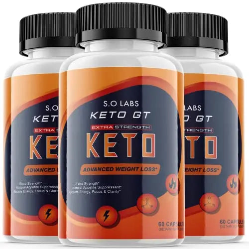 (3 Pack) Keto GT Weight Manaement Pills Advanced Formula Pastillas dr Tablets 800mg S.O Labs