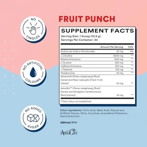 Cira Pre-Game Pre Workout Powder for Women - Preworkout Energy Supplement for Nitric Cira