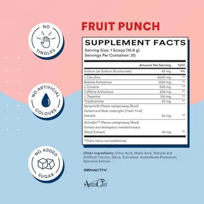 Cira Pre-Game Pre Workout Powder for Women - Preworkout Energy Supplement for Nitric Cira