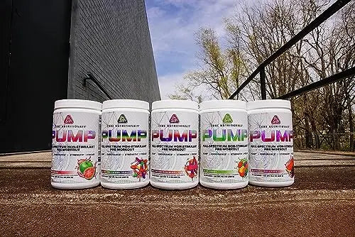Core Nutritionals Pump Full-Spectrum Non-Stimulant Pre-Workout, with N03T Nitrate Core Nutritionals