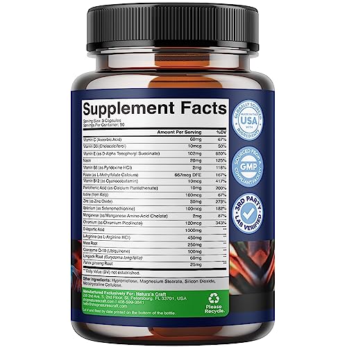 Fertility Supplements for Men and Women Bundle - Premium Fertility Support Multivitamin Natures Craft