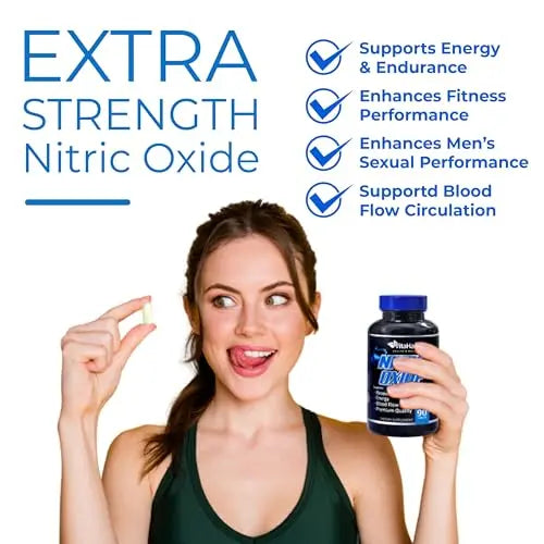 VitaHalal Nitric Oxide Supplement - Powerful Nitric Oxide Booster for Men to Support Blood VitaHalal