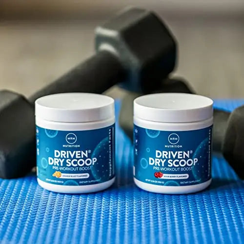 MRM Nutrition Driven Dry Scoop Pre-Workout Powder| Sour Berry Flavored| Pure Ingredients MRM
