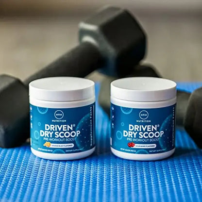 MRM Nutrition Driven Dry Scoop Pre-Workout Powder| Sour Berry Flavored| Pure Ingredients MRM