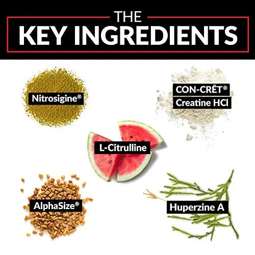 Force Factor Volcano Extreme Pre Workout Nitric Oxide Booster Supplement for Men Force Factor