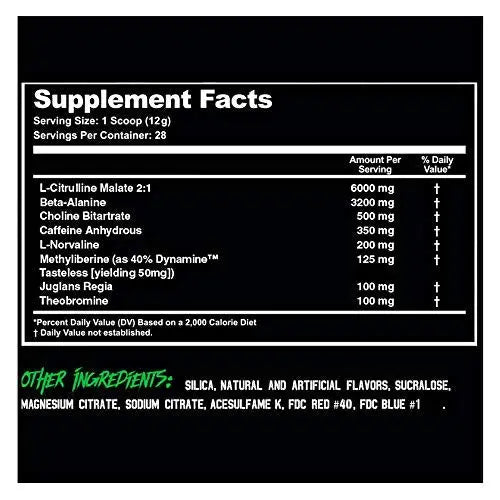 Pathogen Pre Workout - Energy Boosting Preworkout Powder, Energy Inducing Stimulants Outbreak