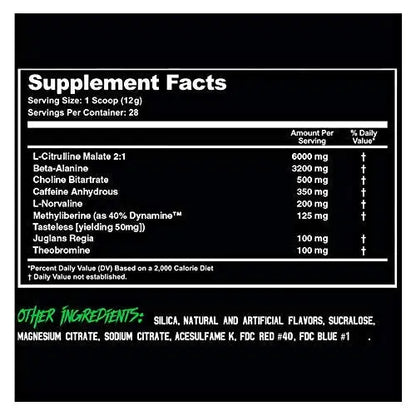 Pathogen Pre Workout - Energy Boosting Preworkout Powder, Energy Inducing Stimulants Outbreak