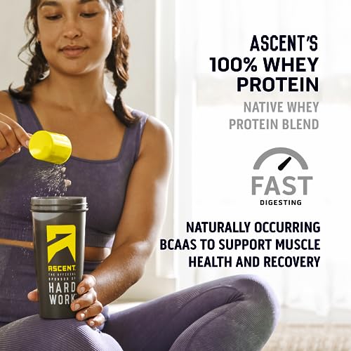 Ascent 100% Whey Protein Powder - Post Workout Whey Protein Isolate, Zero Artificial AscentBuy Supplements Australia