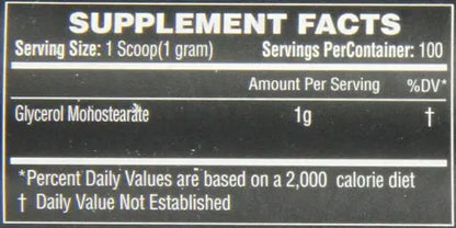 LiveLong Nutrition Glycerol Monostearate GMS Powder - Hydration, Endurance, Muscle LiveLong Nutrition