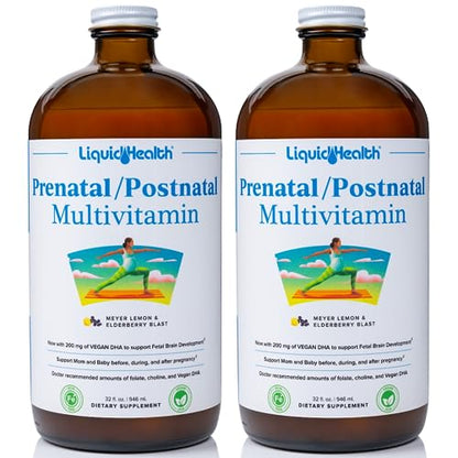 LIQUIDHEALTH Prenatal/Postnatal Multiple Liquid Women's Multivitamin LIQUIDHEALTH