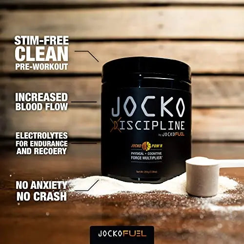Origin Jocko Fuel Stim Free Pre Workout Powder with L-Citrulline, Nootropic for Endurance Jocko Fuel