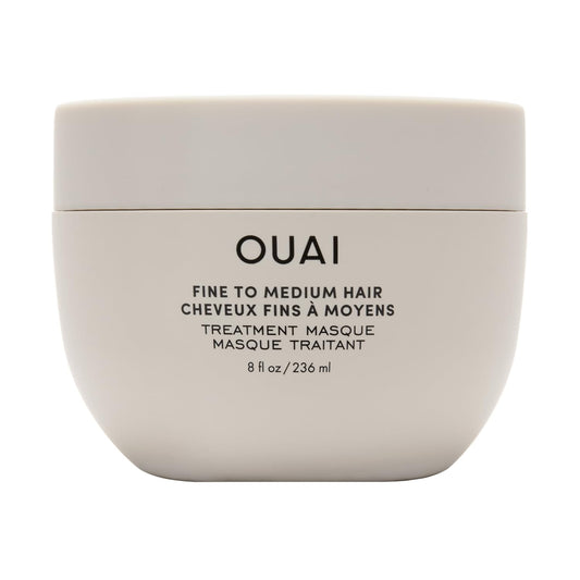 OUAI Fine to Medium Hair Treatment Masque - Hydrating Hair Mask to Help Repair Strands & Increase Shine - With Shea Butter, Keratin and Panthenol - Paraben, Phthalate & Sulfate Free (8 Fl Oz) OUAIBuy Supplements Australia