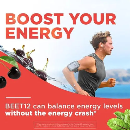 selfevolve Beet12 - Organic Beet Root Powder Enhanced with Vitamin B12, Nitric Oxide Booster selfevolve