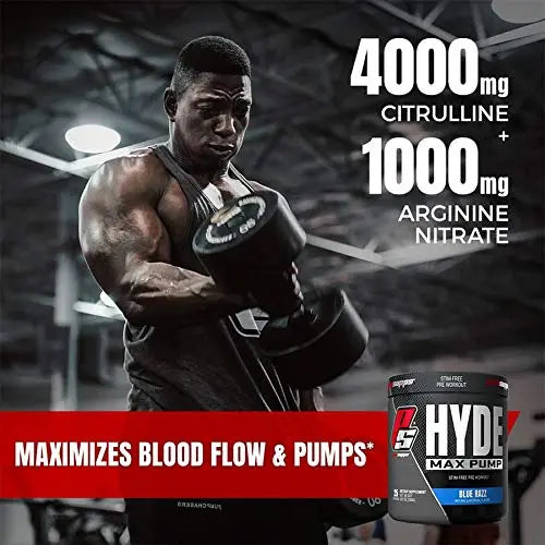 PROSUPPS Mr. Hyde Signature Blue Razz and Hyde Max Pump Blue Razz Bundle PROSUPPS