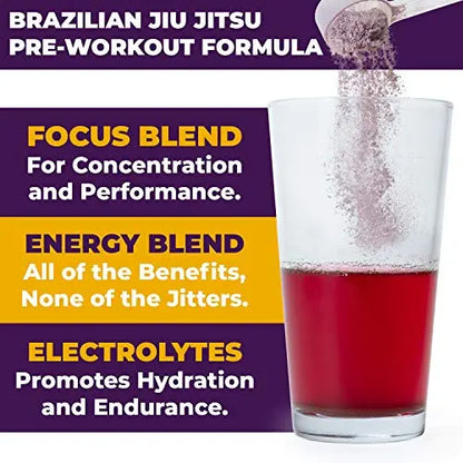 Gold BJJ PreRoll - Jiu Jitsu Pre Workout Supplement for Energy, Focus, and Endurance Gold BJJ