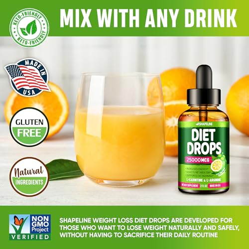 (Pack of 2) Weight Loss Drops - Made in USA - Appetite Suppressant for Women & Men SHAPELINE